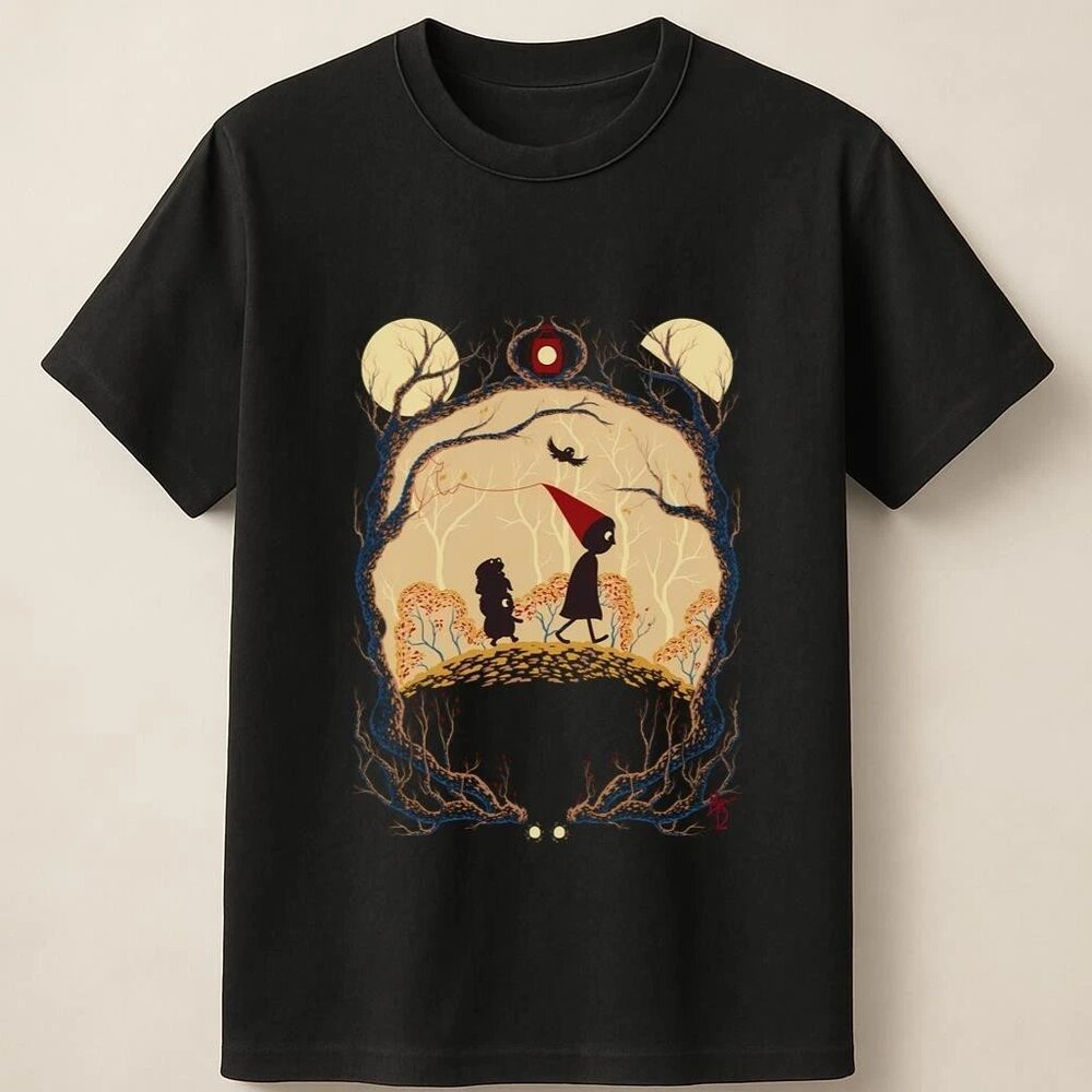 Over the Garden Wall Wirt and Greg Forest Silhouette Art Unisex T Shirt 166